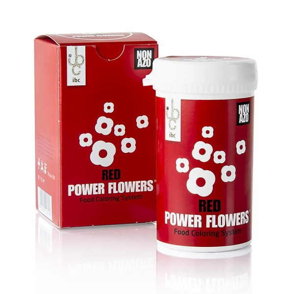 PowerFlowers - PowerFlowers - Rot AZO-freie Lebensmittelfarbe für Schokolade Mona Lisa