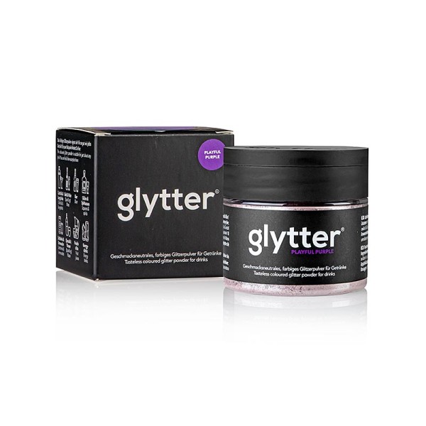 Glytter - glytter Playful Purple Lebensmittelglitzerpuder (Lila / Violett)