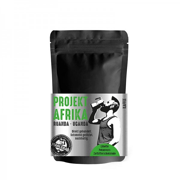Mahlgrad - Mahlgrad - Project Afrika 70% Arabica/30% Robusta Kaffee ganze Bohnen