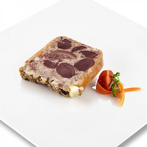 Rougie - Terrine von Entenfleisch Vigneronne mit Kastanien Trapez Rougié