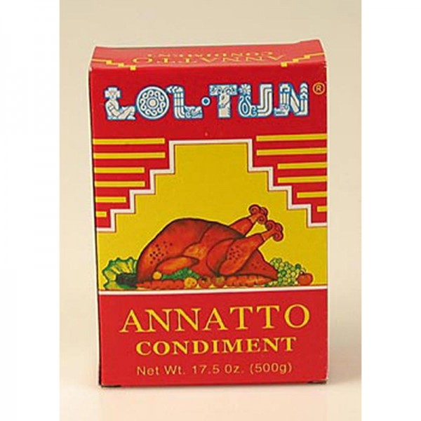 Loltun - Achiotegewürz/-paste aus Orleanssamen (Annatto Samen)