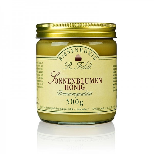 R. Feldt Bienenhonig - Sonnenblumen-Honig sonnengelb feincremig mild aromatisch