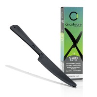 Haval Circulware - Haval Circulware Mehrweg-Messer 19cm schwarz extra stabil PP-MF Haval Circulware - Haval Circulware Mehrweg-Messer 19cm schwarz extra stabil PP-MF