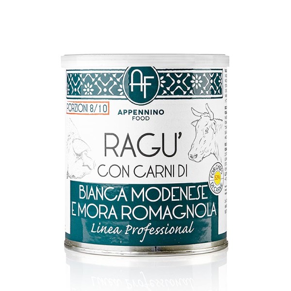 Appennino - Ragù von weißen Kühen Modenese e Romagnola Appennino