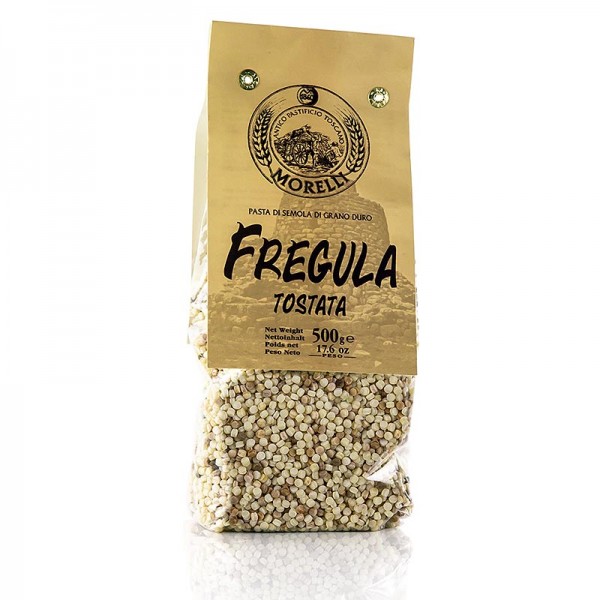 Morelli 1860 - Morelli 1860 Fregula (Fregola) Tostata mit Hartweizen