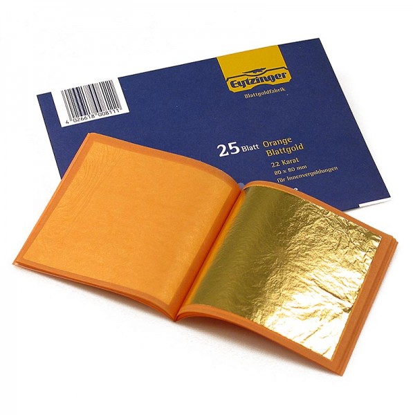 Eytzinger - Gold - Blattgold Heftchen 22 Karat 80 x 80 mm E175