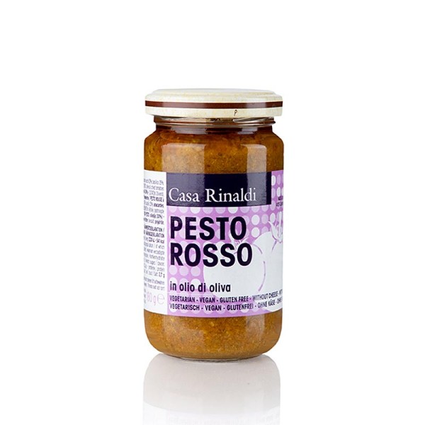 Casa Rinaldi - Pesto Rosso Tomaten Pesto mit Olivenöl vegan Casa Rinaldi