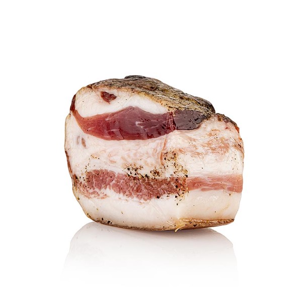 Montalcino Salumi - Guanciola Schweinebacke mit Pfeffer Montalcino Salumi (Guanciale)