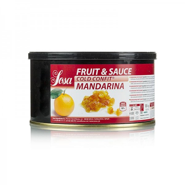 Sosa - Cold Confit - Mandarine Fruit & Sauce mit Schale