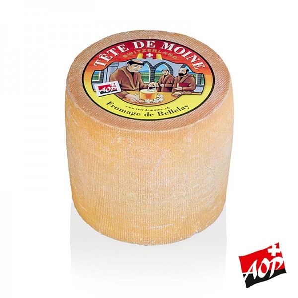 Tete de Moine - Mönchskopfkäse - Tête de Moine AOP ganzer Laib