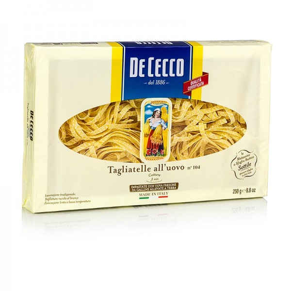 De Cecco - De Cecco Tagliatelle mit Ei No.104