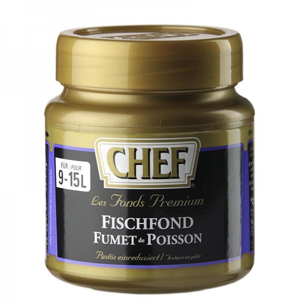 Chef Fond Premium - CHEF Premium Konzentrat - Fischfond leicht pastös hell für 9-15 L