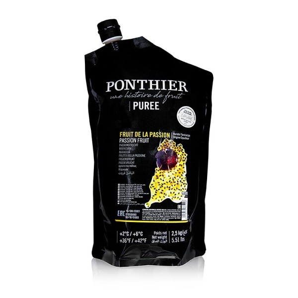 Ponthier - Ponthier Passionsfrucht Püree (Maracuja) mit Zucker 2.5kg