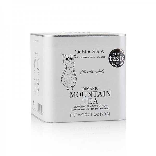 Anassa - ANASSA Greek Mountain Tea (Berg Tee) lose mit 20 Beutel BIO