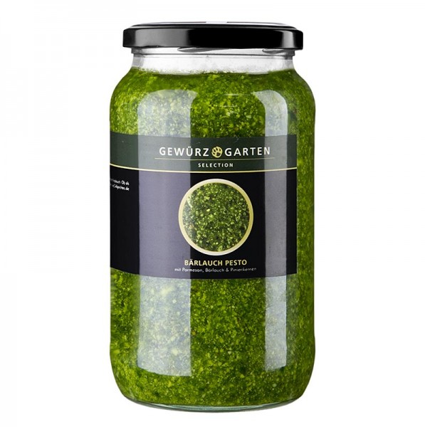 Gewürzgarten Selection - Gewürzgarten Bärlauch Pesto mit Pinienkernen Grana Padano und Meersalz