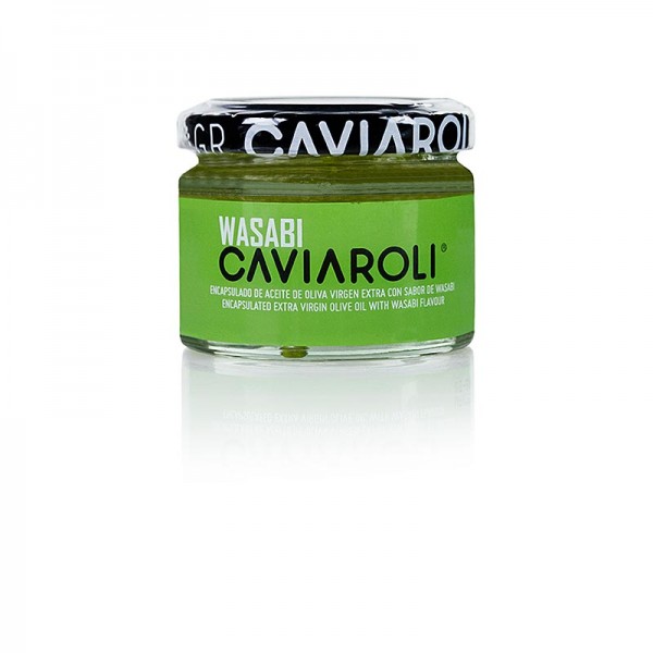 Caviaroli - Caviaroli® Olivenölkaviar kleine Perlen aus Olivenöl mit Wasabi