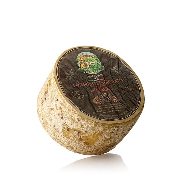 Deli-Vinos Antipasti - Pecorino Tartuffo Premium Schafskäse mit Trüffel würzig 5 Monate gereift