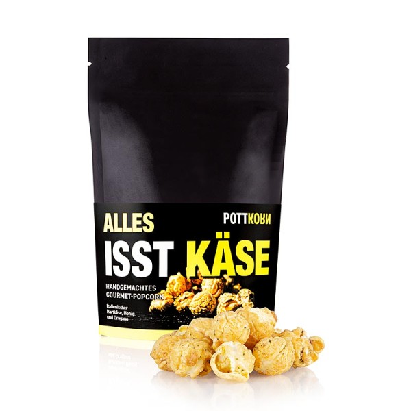 Pottkorn - Pottkorn - Aufreisser Popcorn mit Hartkäse Pfirsich & Thymian