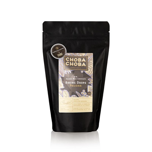 Choba Choba - Pasiona 41% Milch Couverture Baking Drops Choba Choba BIO