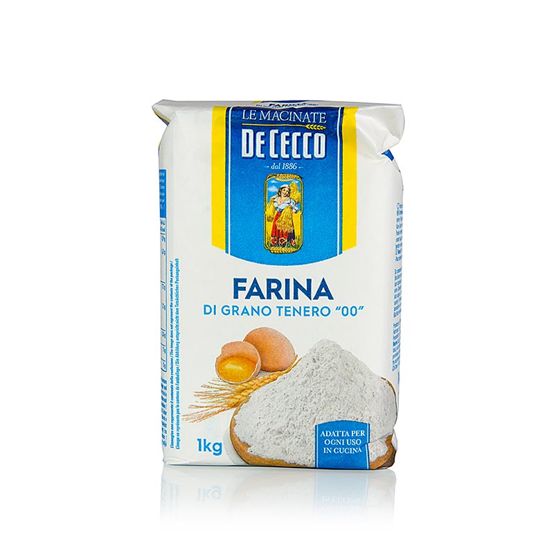 Nudel Mehl fein Tipo 00 De Cecco 1 kg Mehl